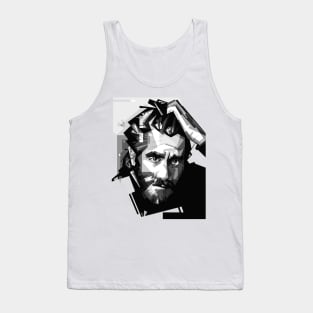 Jake Gyllenhaal black and white Tank Top